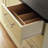 Hardwood cutlery drawer.
